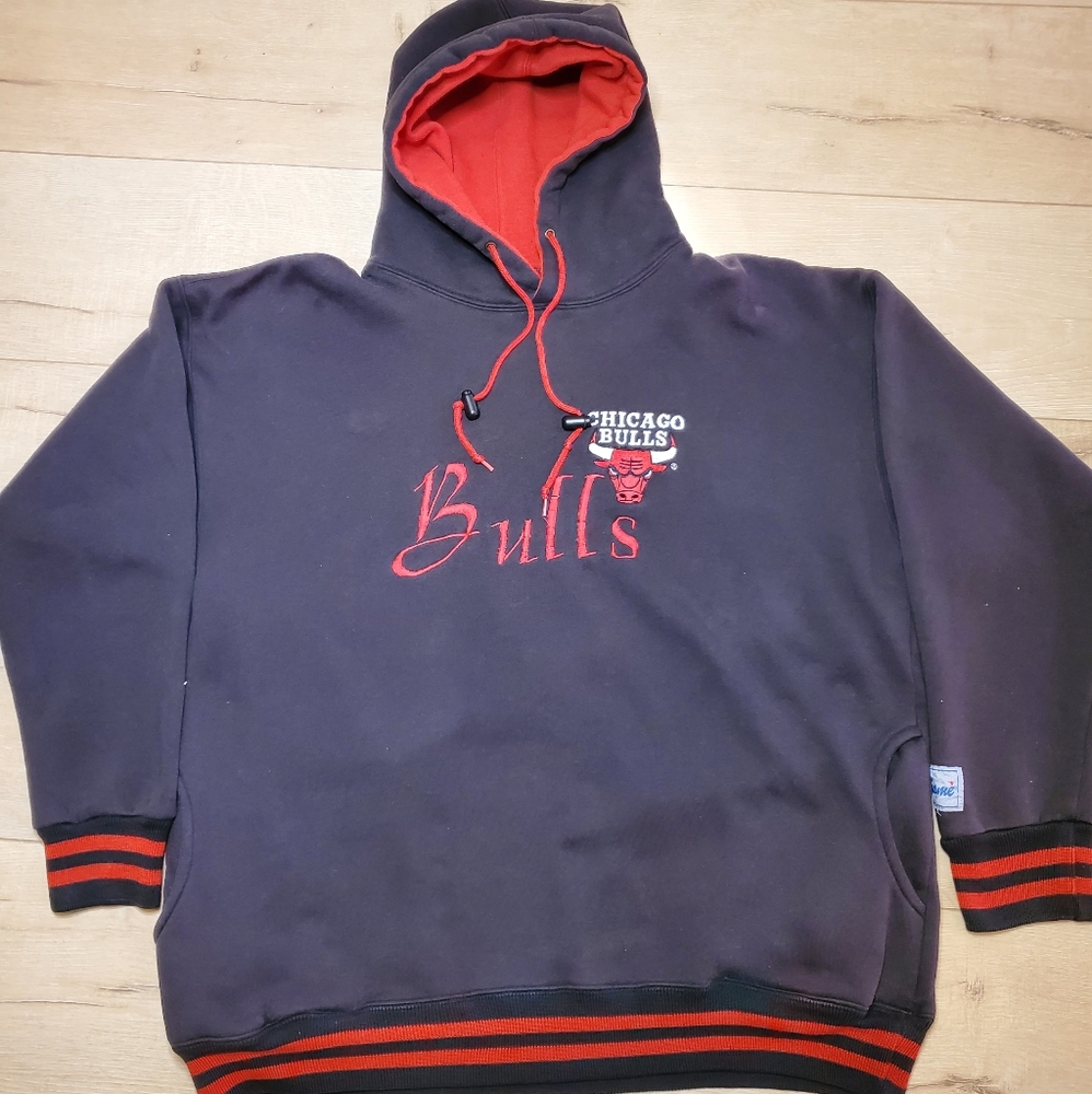 Vintage Chicago Bulls Hoodie  by the game brand